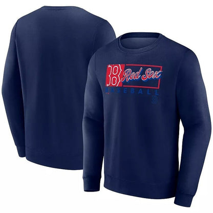 Boston Red Sox Navy Crewneck Sweatshirt – Primary Logo Box