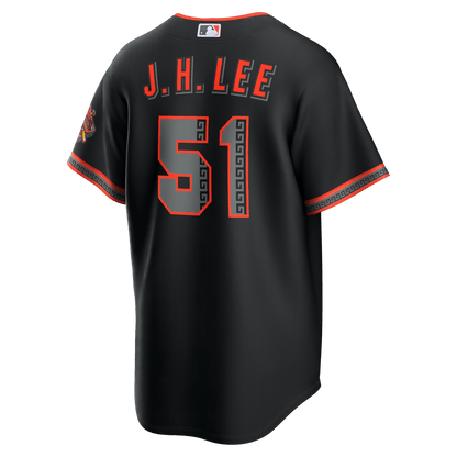 Jung Hoo Lee 51 San Francisco Giants Alternate Stadium Jersey - Men, Black