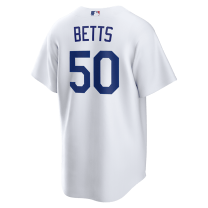Mookie Betts 50 Los Angeles Dodgers 2026 Home Men Jersey - White