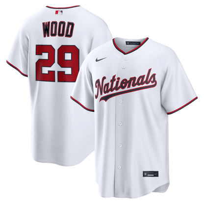 James Wood 29 Washington Nationals 2026 Home Men Jersey - White
