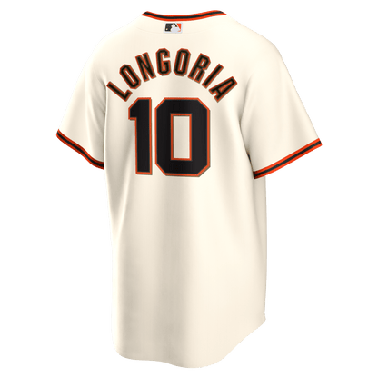 Evan Longoria 10 San Francisco Giants Home Retired Player Men Jersey - Cream