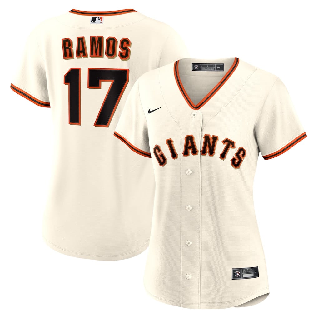 Heliot Ramos 17 San Francisco Giants Women's Home Jersey - White