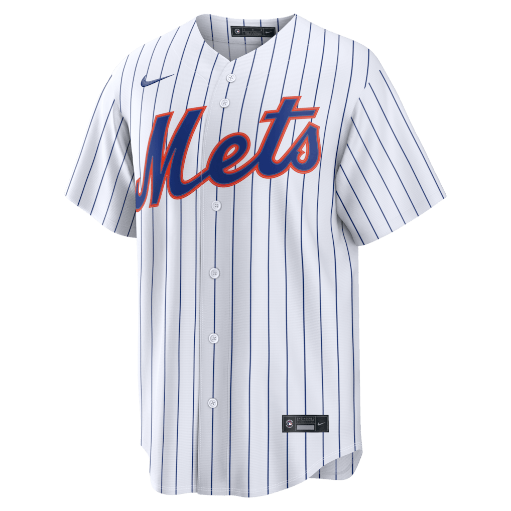 Freddy Peralta 51 New York Mets Home Men Jersey - White