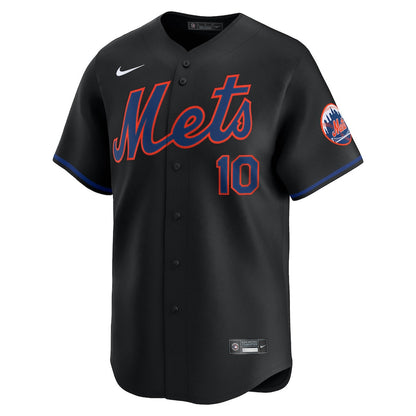 Marcus Semien 10 New York Mets Alternate Limited Men Jersey - Black