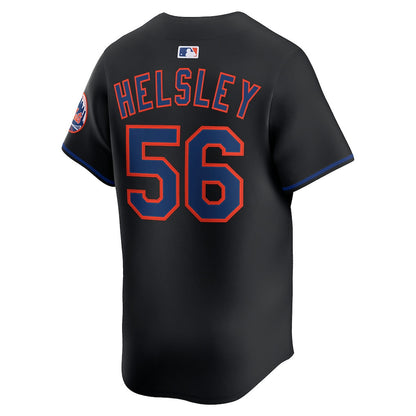 Ryan Helsley 56 New York Mets Alternate Limited Player Men Jersey - Black