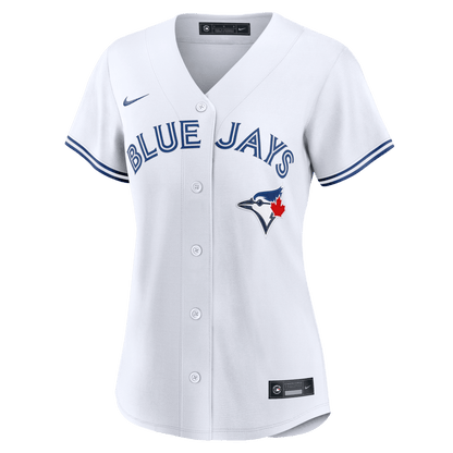 Addison Barger 47 Toronto Blue Jays Women's Home Jersey - White