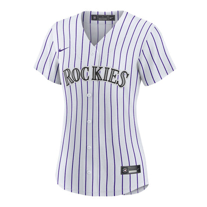 Ryan Ritter 8 Colorado Rockies Women's Home Jersey - White
