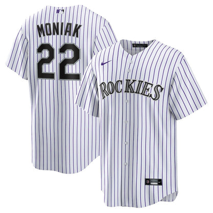 Mickey Moniak 22 Colorado Rockies Home Men Jersey - White