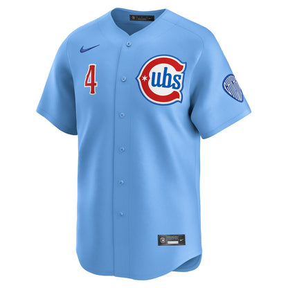 Pete Crow-Armstrong 4 Chicago Cubs Alternate Limited Player Men Jersey - Light Blue