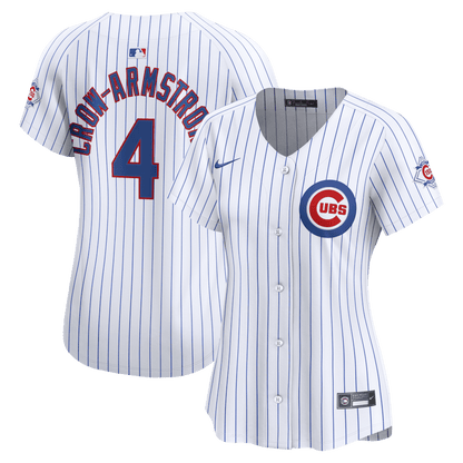 Pete Crow-Armstrong 4 Chicago Cubs Women's 150th Anniversary Limited Jersey - White