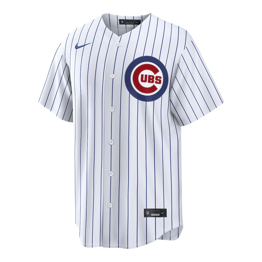 Moisés Ballesteros 25 Chicago Cubs Home Men Jersey - White