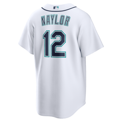 Josh Naylor 12 Seattle Mariners Home Men Jersey - White