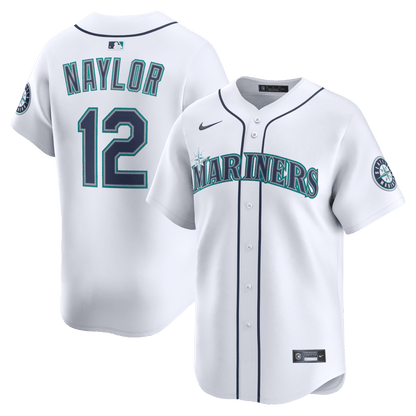 Josh Naylor 12 Seattle Mariners Home Limited Men Jersey - White