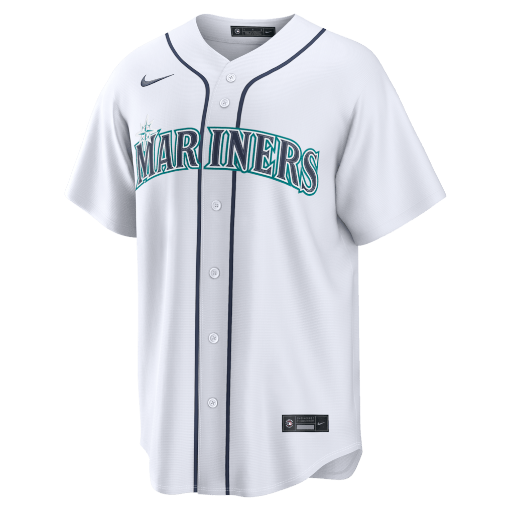 Cole Young 2 Seattle Mariners Home Men Jersey - White