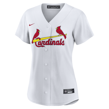 José Fermín 15 St. Louis Cardinals Women's Home Jersey - White