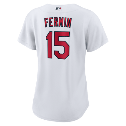 José Fermín 15 St. Louis Cardinals Women's Home Jersey - White