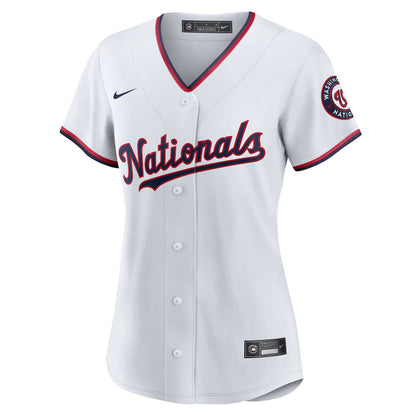 CJ Abrams 5 Washington Nationals Women's Home Player Jersey - White