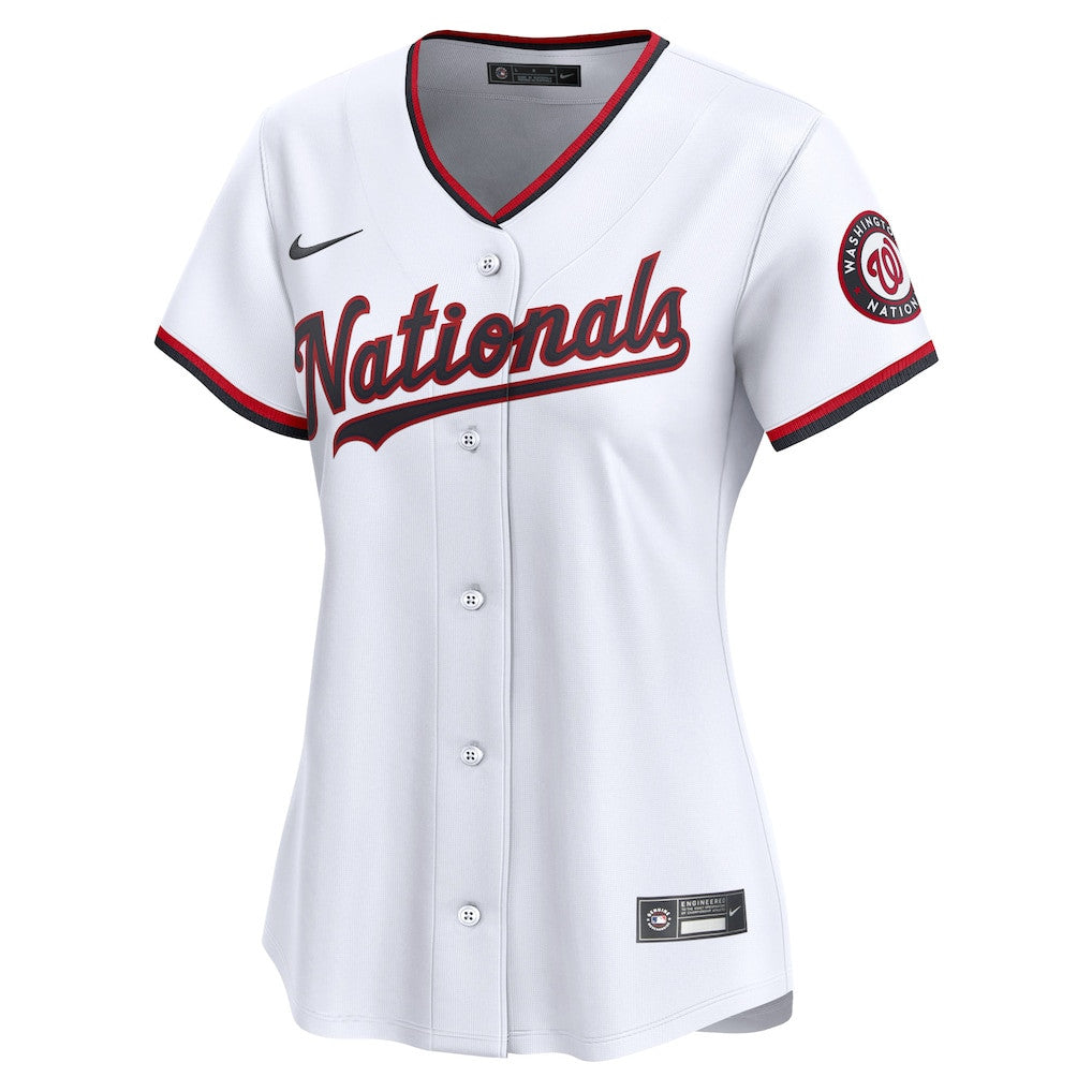 CJ Abrams 5 Washington Nationals Women's Home Limited Player Jersey – White