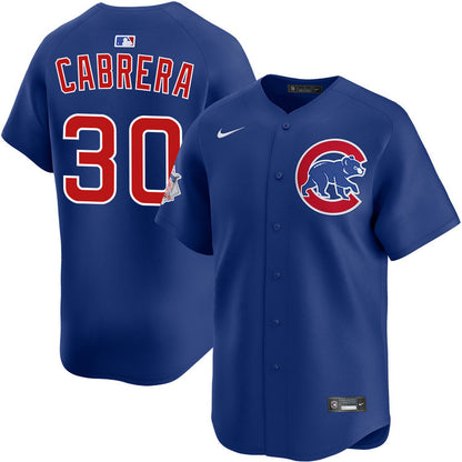 Edward Cabrera 30 Chicago Cubs Alternate Men Jersey - Navy