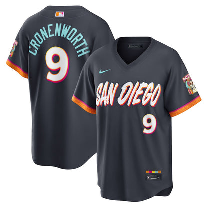 Jake Cronenworth 9 San Diego Padres 2026 City Connect Jersey - Men, Obsidian