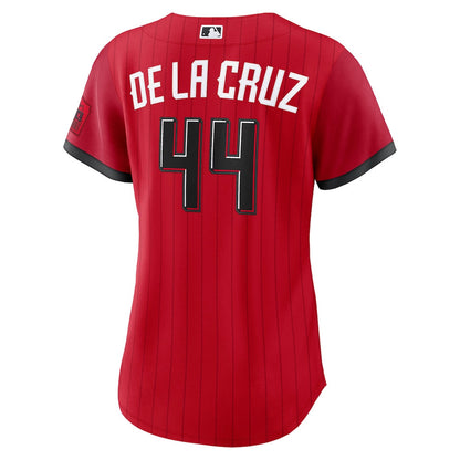 Elly De La Cruz 44 Cincinnati Reds Women's 2026 City Connect Jersey - Red