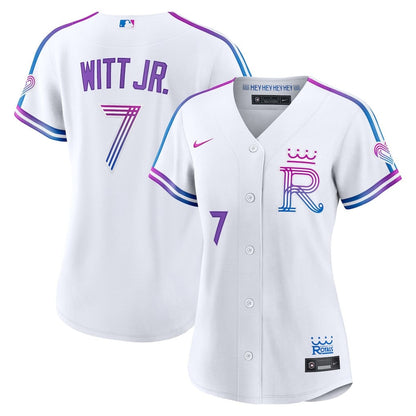 Bobby Witt Jr. 7 Kansas City Royals Women's 2026 City Connect Jersey - White