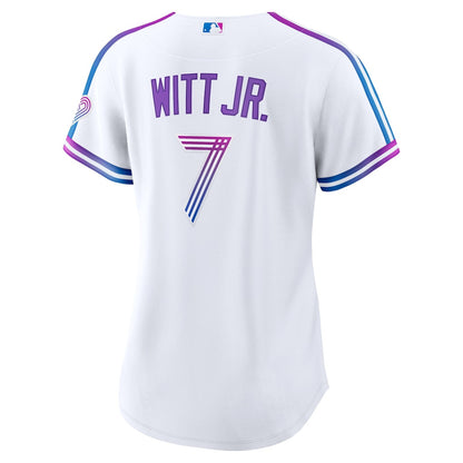 Bobby Witt Jr. 7 Kansas City Royals Women's 2026 City Connect Jersey - White