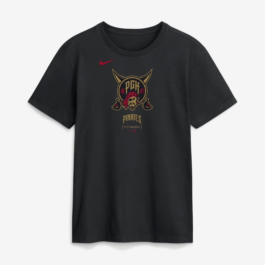 Pittsburgh Pirates 2026 City Connect Large Logo T-Shirt - Black