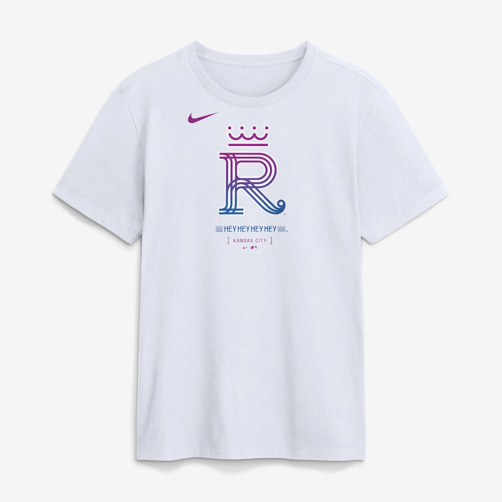 Kansas City Royals 2026 City Connect Large Logo T-Shirt - White
