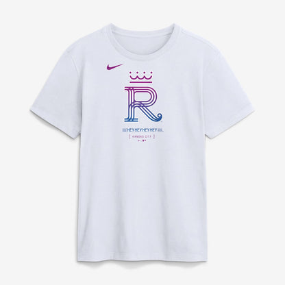Kansas City Royals 2026 City Connect Large Logo T-Shirt - White