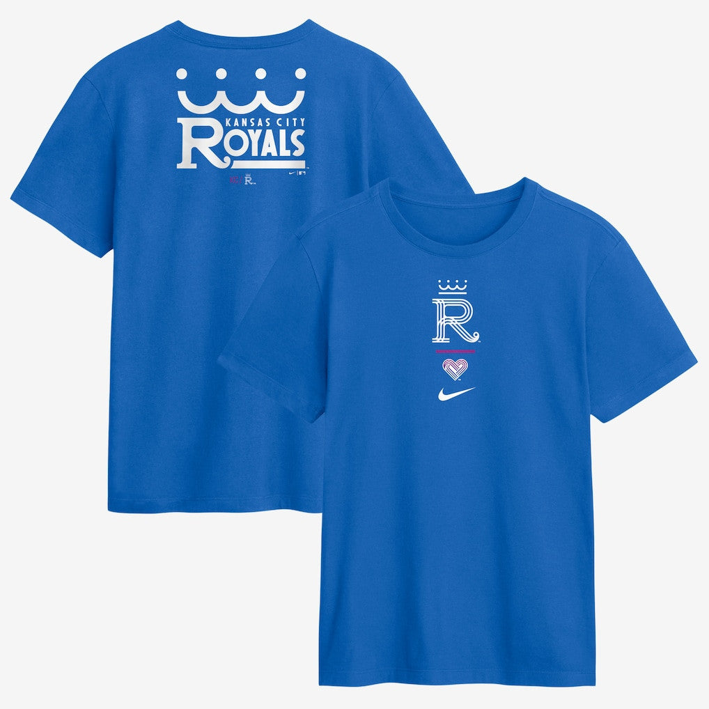 Kansas City Royals 2026 City Connect 2-Hit T-Shirt - Blue