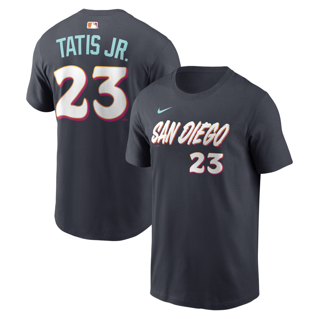 Fernando Tatis Jr. 23 San Diego Padres Black Women's 2026 City Connect T-Shirt