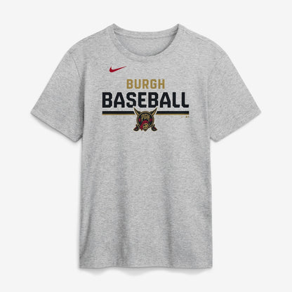 Pittsburgh Pirates 2026 City Connect Stacked Team Phrase T-Shirt - Heather Gray