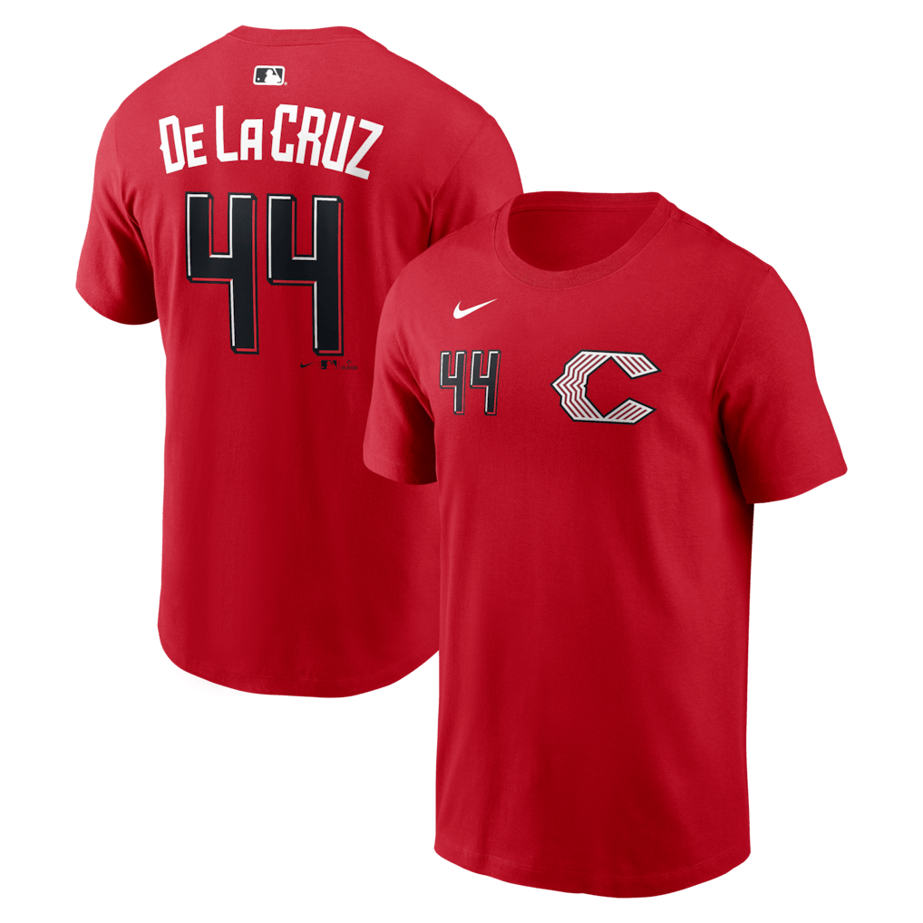 Elly De La Cruz 44 Cincinnati Reds Men's 2026 City Connect T-Shirt - Red