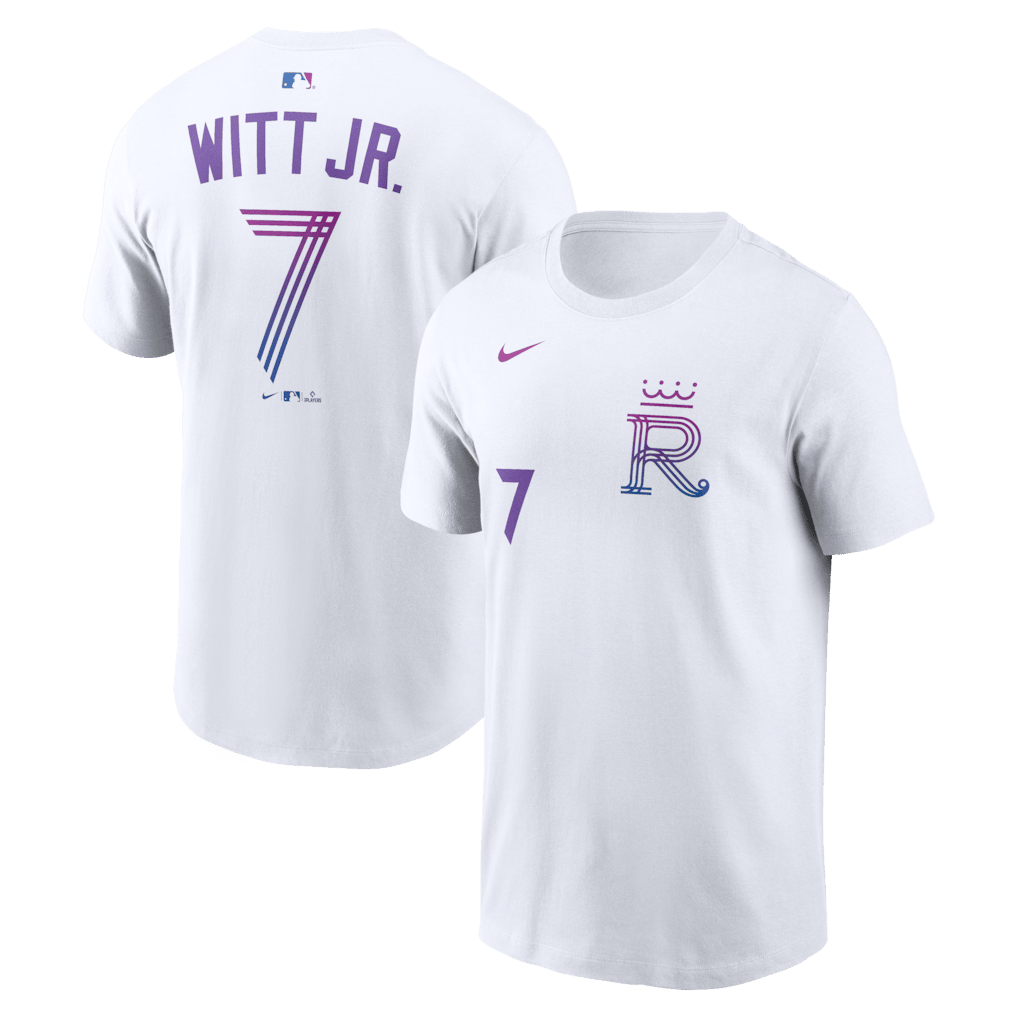 Bobby Witt Jr. 7 Kansas City Royals Men's 2026 City Connect T-Shirt - White