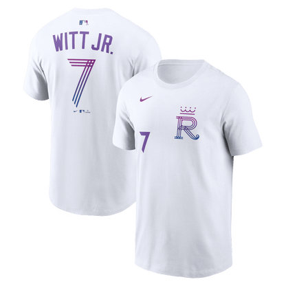 Bobby Witt Jr. 7 Kansas City Royals Men's 2026 City Connect T-Shirt - White
