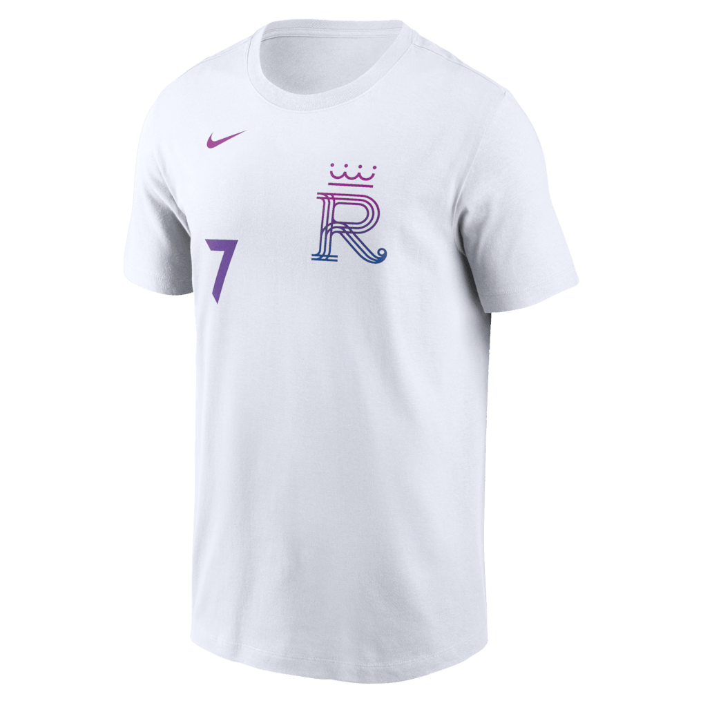 Bobby Witt Jr. 7 Kansas City Royals Men's 2026 City Connect T-Shirt - White