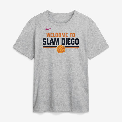 San Diego Padres 2026 City Connect Stacked Team Phrase T-Shirt - Heather Gray