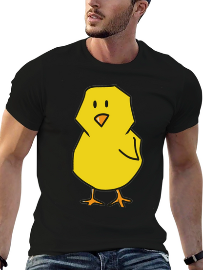 Cute Chick Graphic Tee - Black T-Shirt