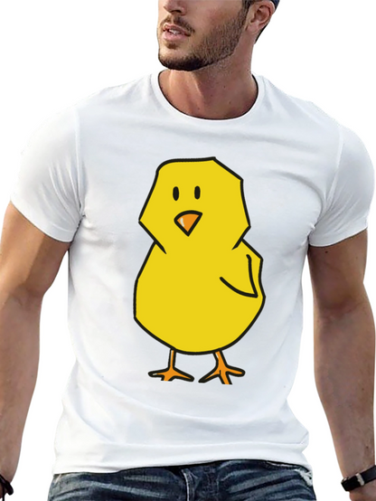 Cute Chick Graphic Tee - Black T-Shirt