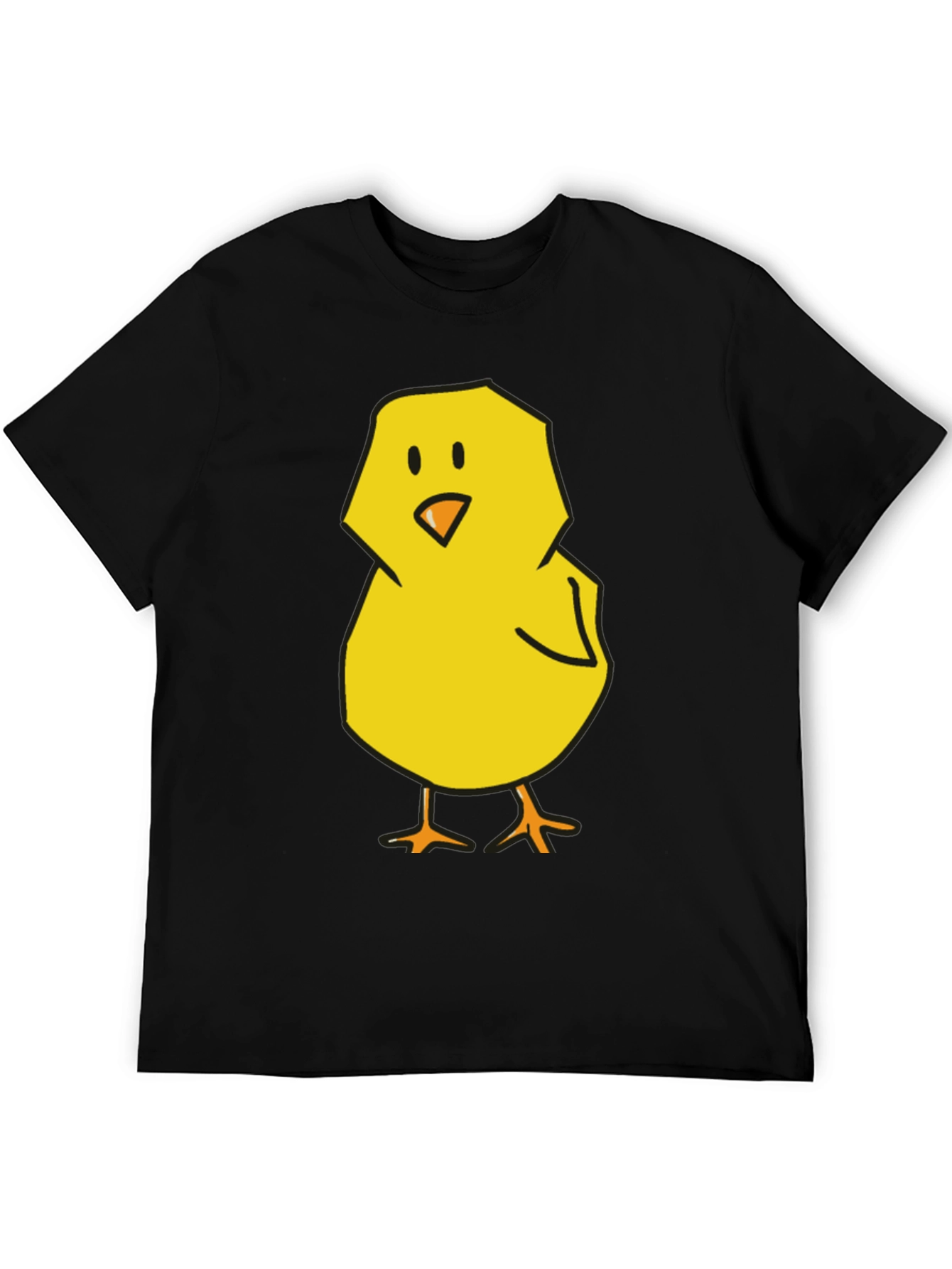Cute Chick Graphic Tee - Black T-Shirt