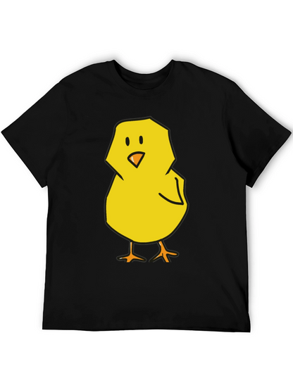 Cute Chick Graphic Tee - Black T-Shirt