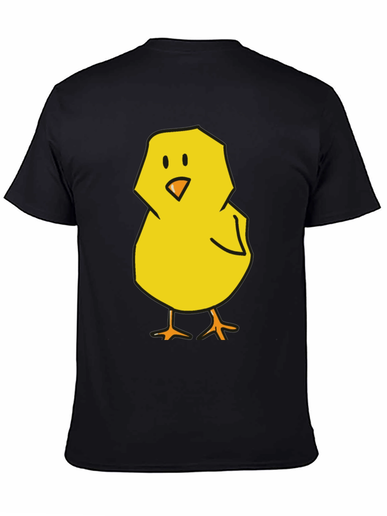 Cute Chick Graphic Tee - Black T-Shirt