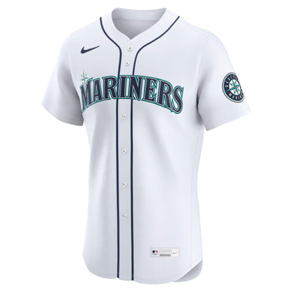 Seattle Mariners Nike Home Elite Jersey - White