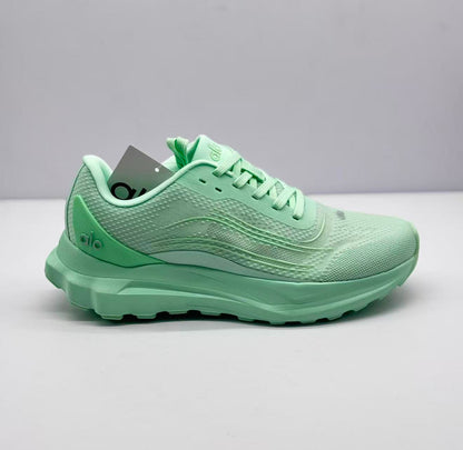 ALO running Light green shoes