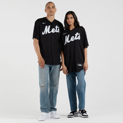 Francisco Lindor New York Mets Nike Replica Player Jersey - Black