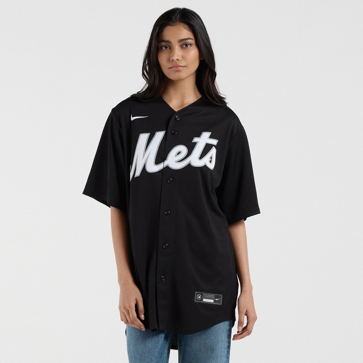 Francisco Lindor New York Mets Nike Replica Player Jersey - Black