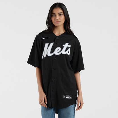 Francisco Lindor New York Mets Nike Replica Player Jersey - Black