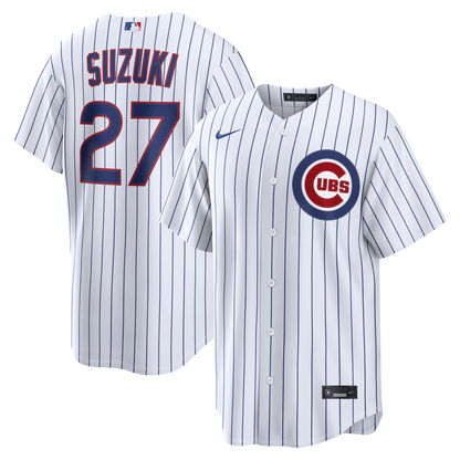 Seiya Suzuki Chicago Cubs Nike Home Replica Jersey - White