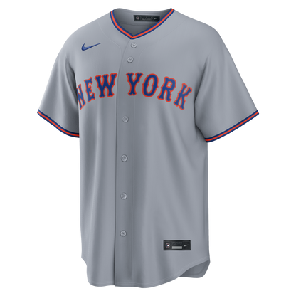 Francisco Lindor New York Mets Nike Road Replica Jersey - Gray